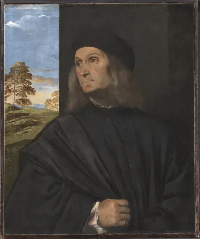 Portræt af Giovanni Bellini eller Andrea di Nicolò Loredan?