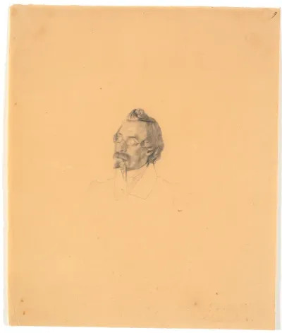 Portræt af glasmaler Friedrich Vörtel