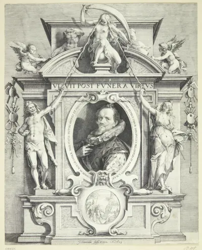 Portræt af Hans van Aachen