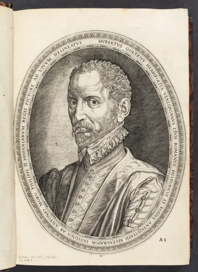 Portræt af Hubert Goltzius
