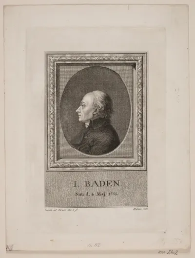 Portræt af I. Baden