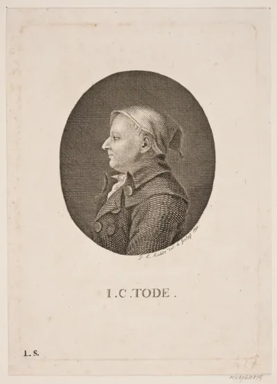 Portræt af I. C. Tode