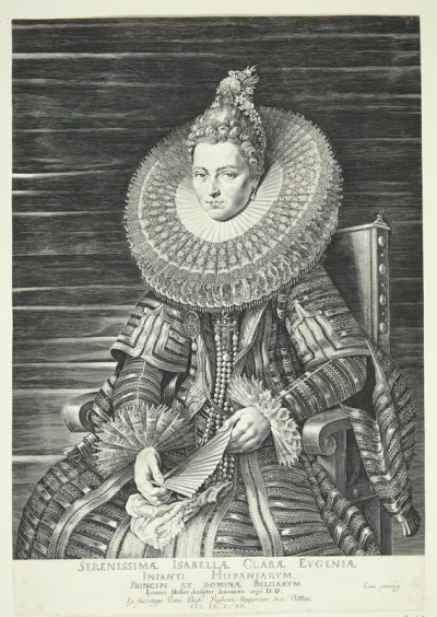 Portræt af Isabella Clara Eugenia