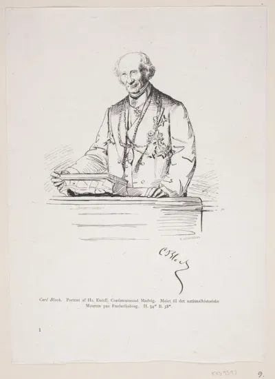 Portræt af J. N. Madvig
