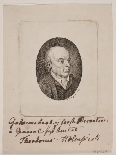Portræt af Johan Theodor Holmskjold