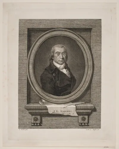 Portræt af Johann Gottlob Marezoll
