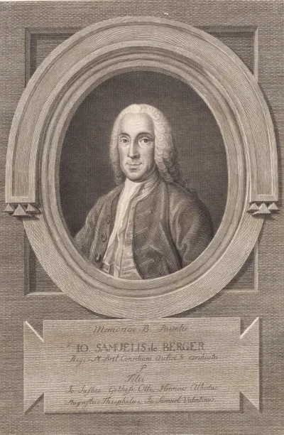 Portræt af læge Johann Samuel von Berger