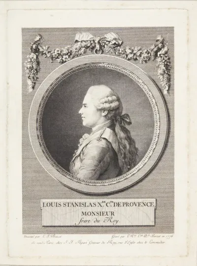 Portræt af Ludvig XVIII