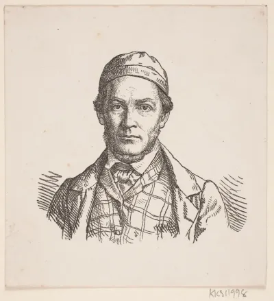 Portræt af M. G. Bindesbøll