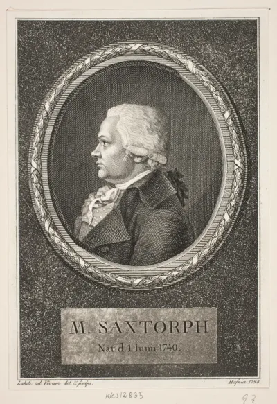 Portræt af M. Saxtorph