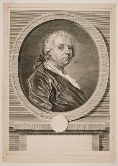 Portræt af maleren Charles Parrocel (1688-1752)