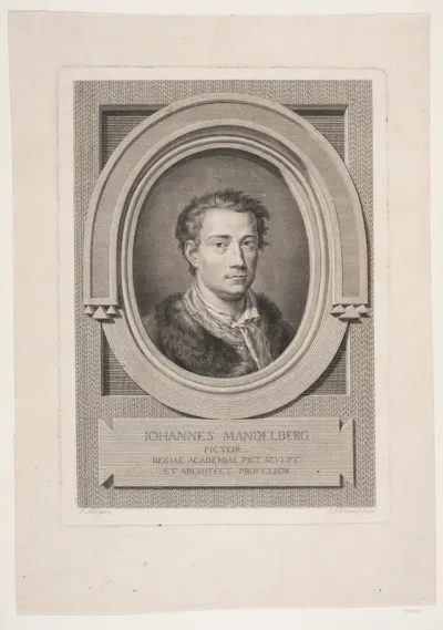 Portræt af maleren Johan Mandelberg
