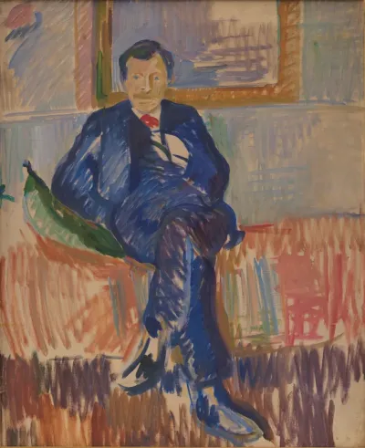 Portræt af maleren Karl Schou