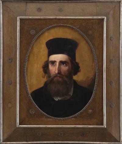Portræt af maleren Thorald Læssøe (1816-1878)