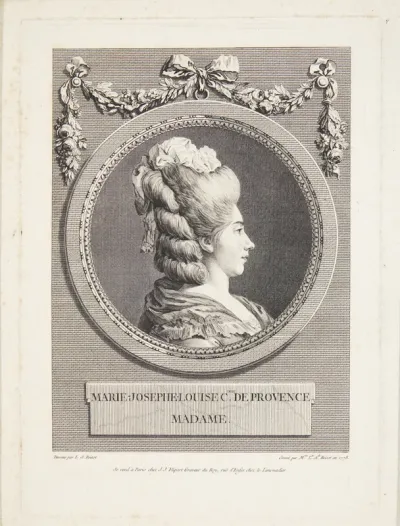Portræt af Marie Joséphine af Savoyen