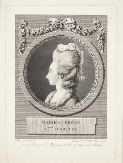 Portræt af Marie Therese af Savoyen