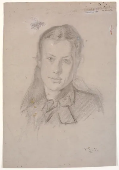 Portræt af Martha Møller (g.m. Viggo Johansen 1880)