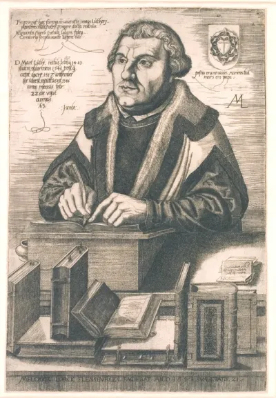 Portræt af Martin Luther