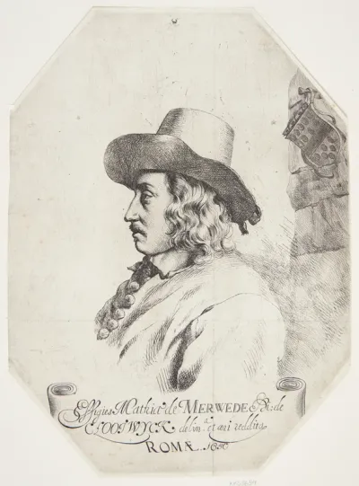 Portræt af Mathias de Merwede