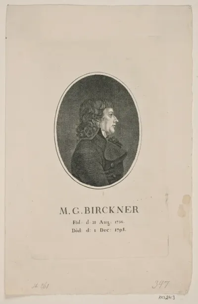 Portræt af Michael Gottlieb Birckner