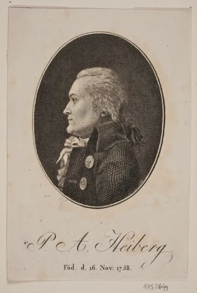 Portræt af P. A. Heiberg