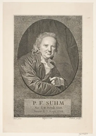 Portræt af P. F. Suhm