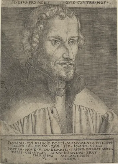 Portræt af Philipp Melanchthon