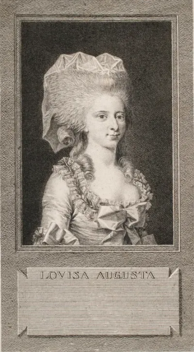 Portræt af prinsesse Louisa Agusta