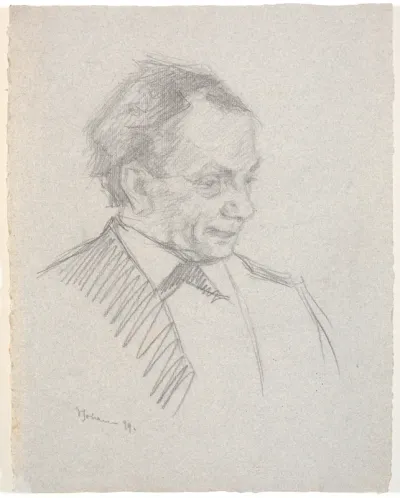 Portræt af professor Harald Høffding