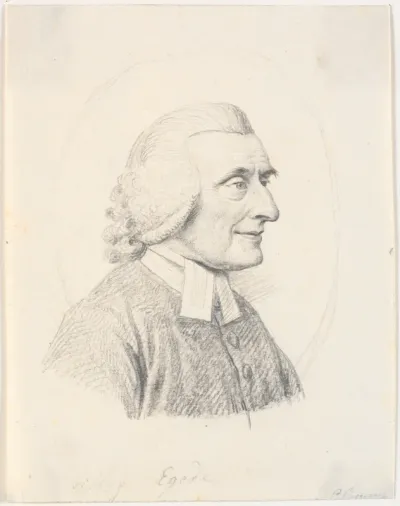 Portræt af præsten Paul Egede (1709-89)