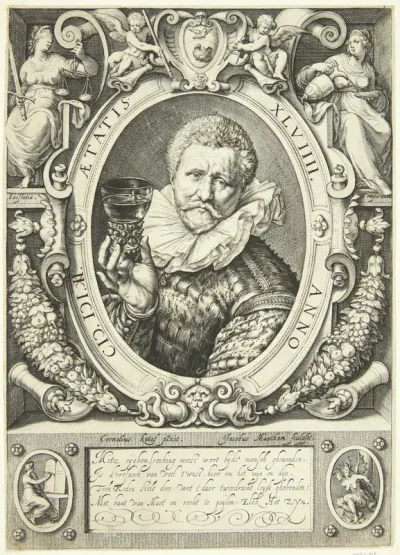 Portræt af Vincent Jacobsz. Coster