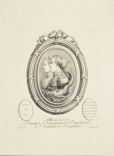 Portrætter af M. og Mme. le Dauphin