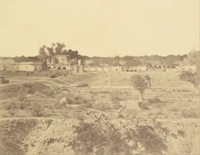 Position of the Custom House Battery