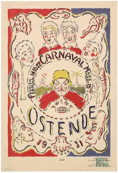 Poster of the Carnival at Ostend