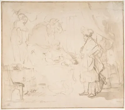 Potiphar's Wife Accusing Joseph Before her Husband