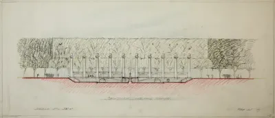 Potomac Round Point, Washington D.C., Section Sketch