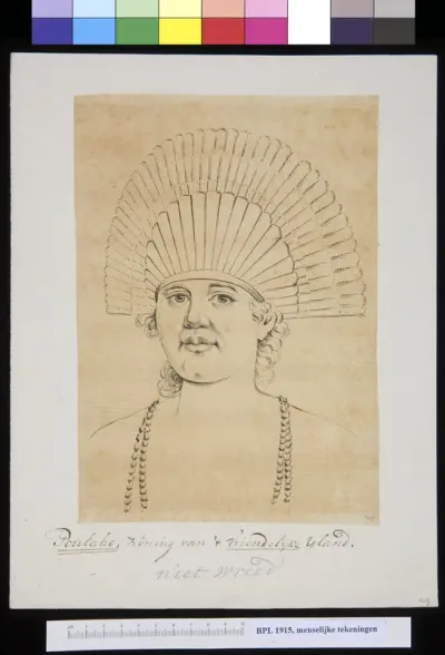 Poulaho, king from the Fiendly Islands (Tonga)