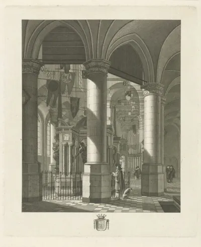 Praalgraaf van Willem I van Oranje in de Nieuwe Kerk te Delft