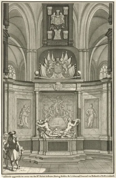 Praalgraf van Michiel Adriaenszoon de Ruyter in de Nieuwe Kerk te Amsterdam