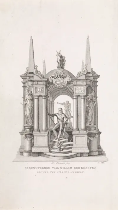 Praalgraf van Willem I, prins van Oranje in de Nieuwe Kerke in Delft
