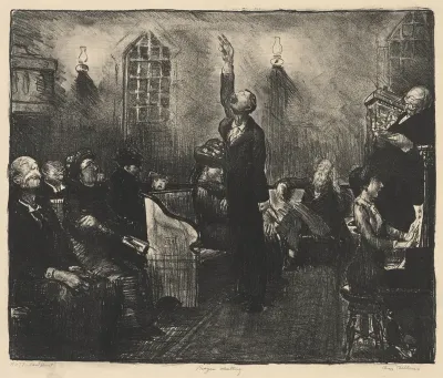 Prayer Meeting, First Stone
