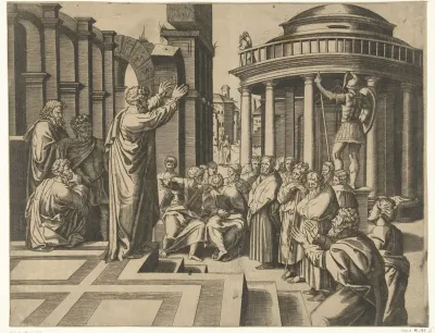 Prediking van Paulus in Athene