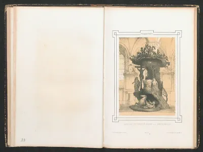 Preekstoel in een kerk te Mechelen