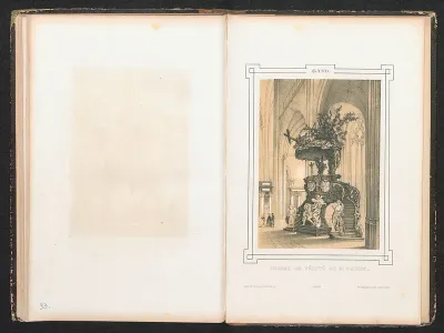 Preekstoel van de Sint-Baafskathedraal in Gent