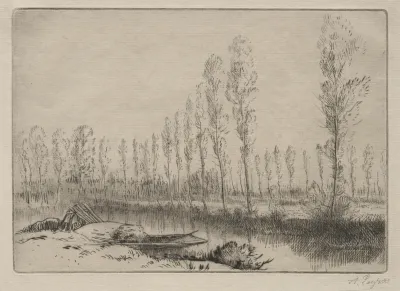 Près d'Amiens, les tourbières