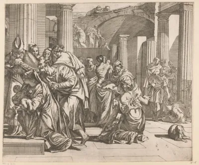 Presentatie van Christus in de tempel (rechterdeel)