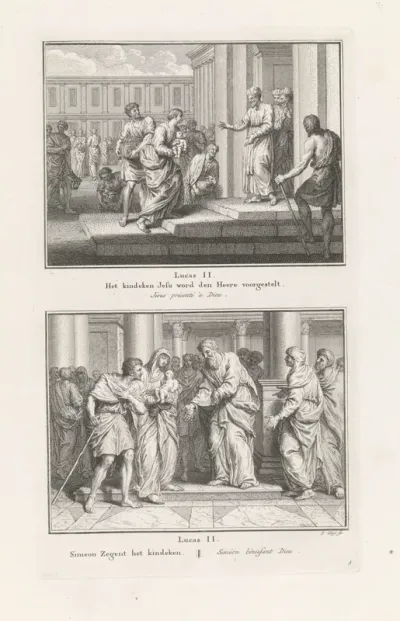 Presentatie van Christus in de tempel / Simeon zegent Christus