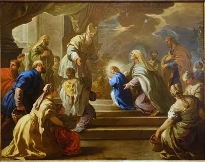Presentation at the Temple