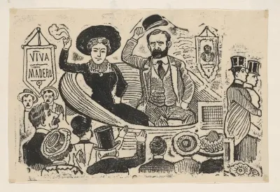 President Madero and his wife entering Mexico City