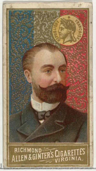 President of France, from World's Sovereigns series (N34) for Allen & Ginter Cigarettes
